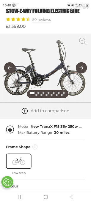 RALEIGH TransX Stoweway E-Bike